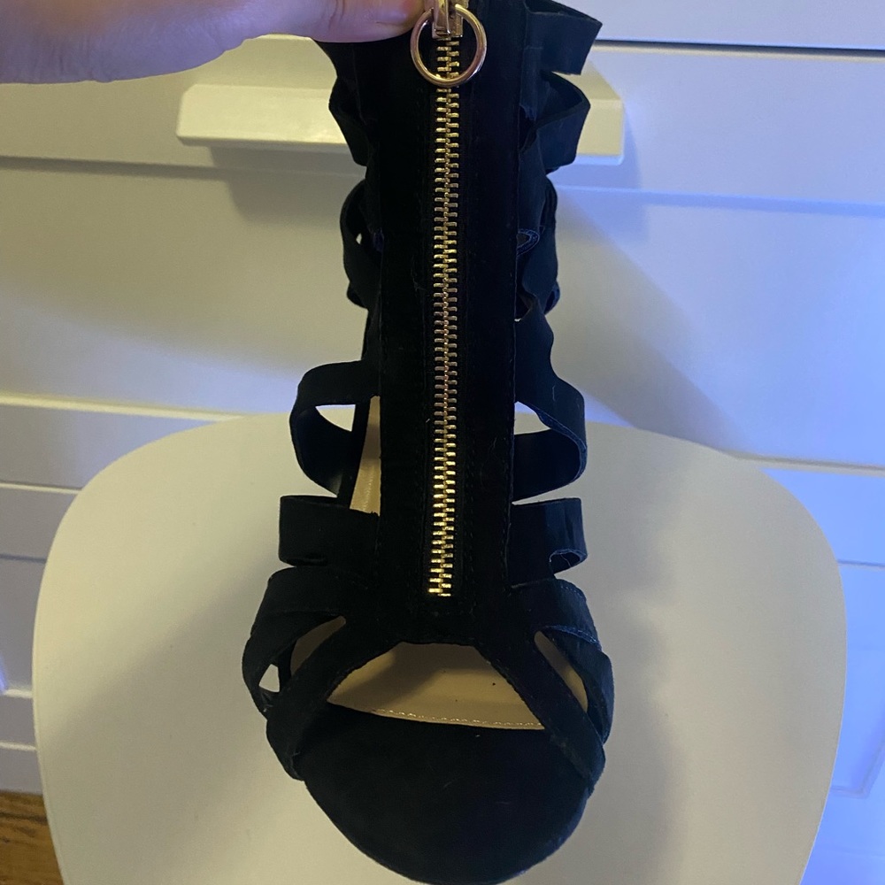 Black Ankle Heels